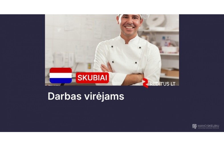 Virėjas – darbas Olandijoje (2112)