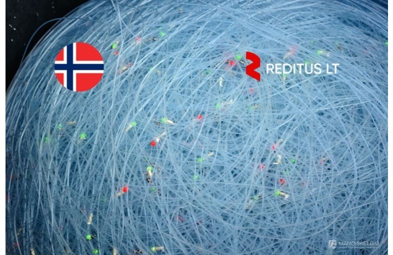 Žvejybinių kablių nuėmėjai –darbas Norvegijoj