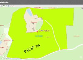 9.8287 ha miško sklypas Kauno r.