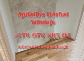 Apdailos darbai Vilniuje - Vidaus-apdaila.eu