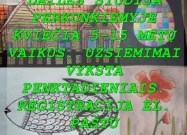 Vilniaus perkūnkiemio dailės studija kviečia