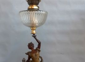 38) L.prabangi Antikvar. Žibalinė Lempa, Veik