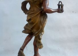 38) L.prabangi Antikvar. Žibalinė Lempa, Veik