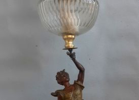 38) L.prabangi Antikvar. Žibalinė Lempa, Veik