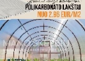 4MM. KANALINIS POLIKARBONATAS gera kaina !