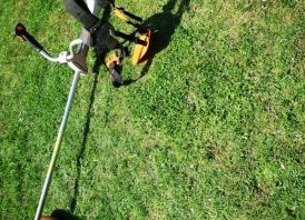 Žoliapjovė su STIHL trimeriu