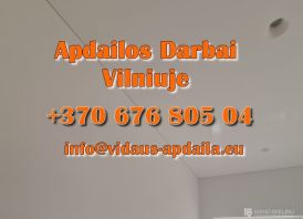 Apdailos darbai Vilniuje - Vidaus-apdaila.eu