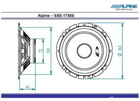 Alpine SXE-1750S 