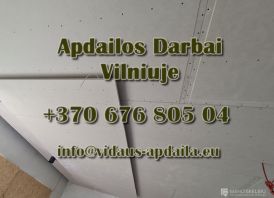 Apdailos darbai Vilniuje - Vidaus-apdaila.eu