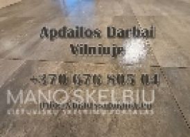 Apdailos darbai Vilniuje - Vidaus-apdaila.eu