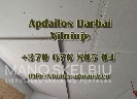 Apdailos darbai Vilniuje - Vidaus-apdaila.eu