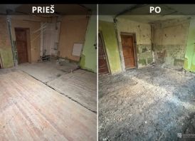 Atliekame visus paruošiamuosius darbus