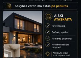 ATLIKTŲ DARBŲ KOKYBĖS VERTINIMO AKTAS
