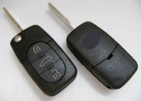 Audi A8 nuotolinio valdymo raktas 2/3 mygtuk.