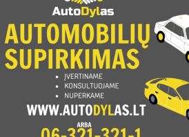 Automobilių supirkimas visoje Lietuvoje