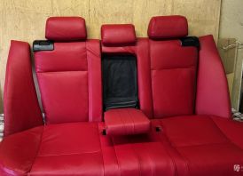 BMW e39 raudonas salonas 
