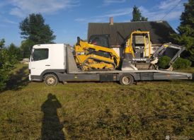 Bobcat, mini ekskavatoriaus,tralo nuoma