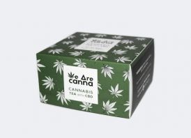 CBD Kanapių žiedų arbata. 50 vnt