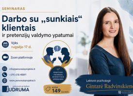 Darbo su „sunkiais“ klientais ypatumai