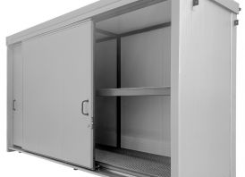 Ugniai atsparus konteineris 8ibc/24 statinėms