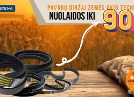 Diržai kombainams, žemės ūkio technikai -90% 