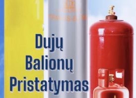 Dujų balionai-pristatymas 