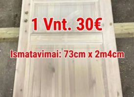 Duru varcios is masyvo
