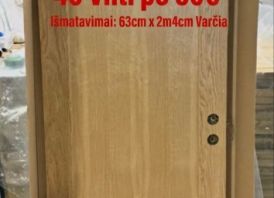 Duru varcios is masyvo