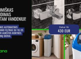 Ekonomiškas sprendimas kalkėtam vandeniui