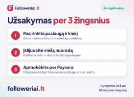 Followeriai.lt - socialinių tinklų paslaugos