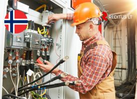 Gamybos linijų elektrikas – darbas Norvegija