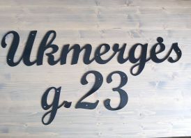 Gatves pavadinimo užrašas