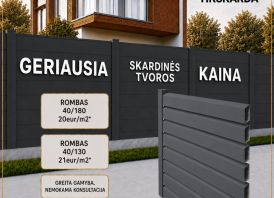 Geriausia skardines tvoros kaina!!!!