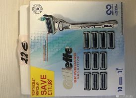 Gillette skutimosi peiliukai iš Anglijos.