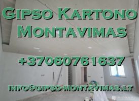 Gipso kartono montavimas - gipso-montavimas.l
