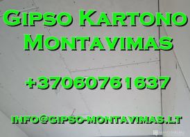 Gipso kartono montavimas - gipso-montavimas.l