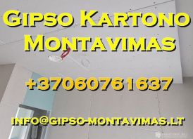 Gipso kartono montavimas - gipso-montavimas.l