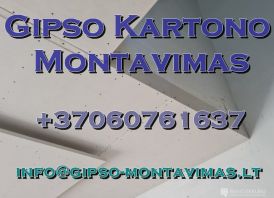 Gipso kartono montavimas - gipso-montavimas.l