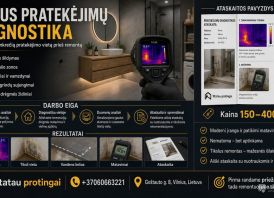 Grindinio šildymo, san. mazų pratekėjimų paieška