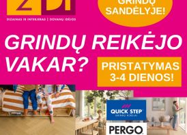 Grindys per 3-4 dienas? Įmanoma!