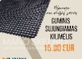 Guminis kilimėlis slidžioms grindims