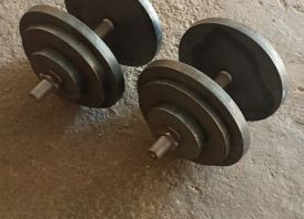 Hanteliai 2x37kg