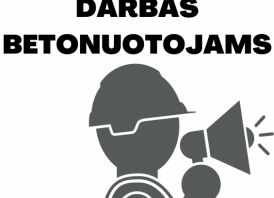 ieškomi betonuotojai