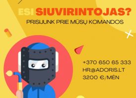 IEŠKOMI SUVIRINTOJAI