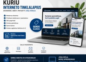 Interneto svetainių kūrimas