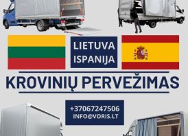 ISPANIJA - LIETUVA * Motociklų pervežimas  * 