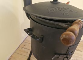 Kazano krosnelė 12 l. su kazanų ir priedais