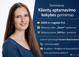Klientų aptarnavimo kokybės gerinimas