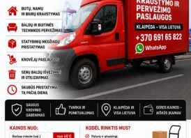Kroviniu pervezimas kraustymas