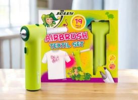 Kūrybinis rinkinys JOLLY AIRBRUSH FUN TEXTIL